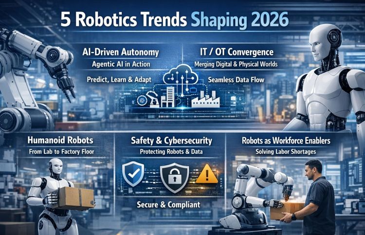 5 Robotics Trends Reshaping Industrial Automation 2026