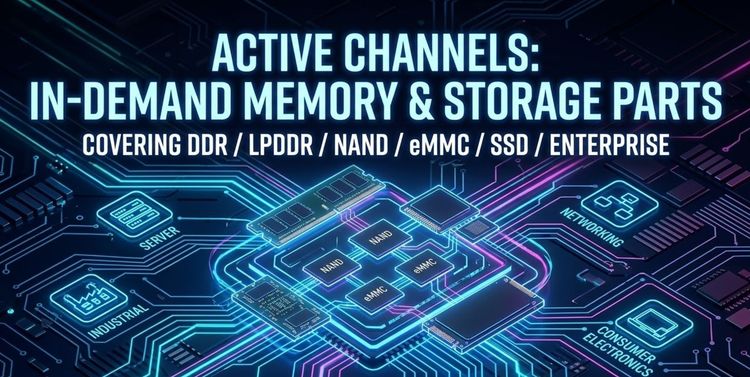 Looking for These Memory Parts? Active Stock Now Available