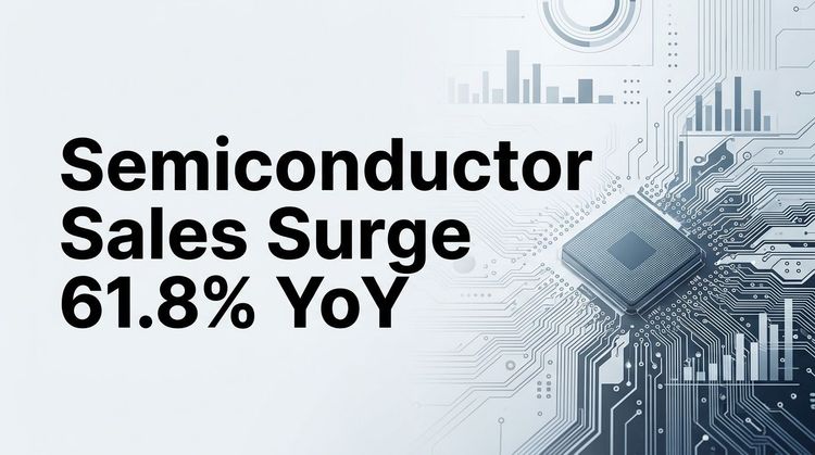 Global Semiconductor Sales Surge 61.8% YoY; Fab Equipment Investment Reaches $133 Billion
