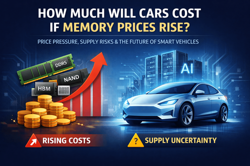 Rising Automotive Memory Prices Reshape Vehicle Cost Structure in 2026