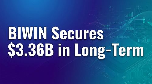 BIWIN Secures $3.36B in Long-Term Enterprise SSD NAND Supply Deals