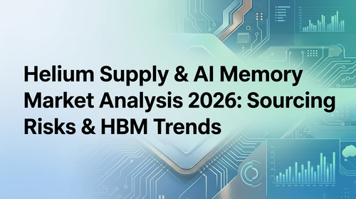 Helium Supply & AI Memory Market Analysis 2026: Sourcing Risks & HBM Trends