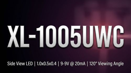 XL-1005UWC SMD LED: 0402 Package for Miniaturized Backlight & Indicators