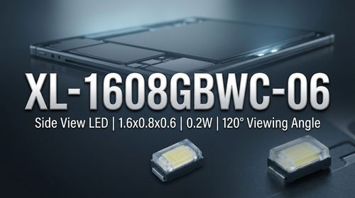 XL-1608GBWC-06 SMD LED: 0603 Ice Blue for Miniaturized Applications