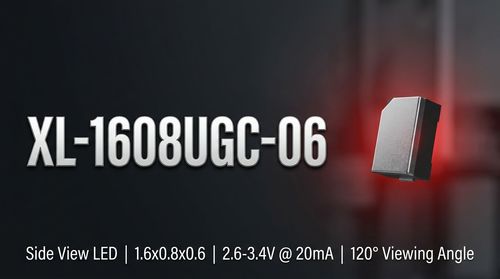 XL-1608UGC-06 SMD LED: 0603 Green for Medical & Industrial