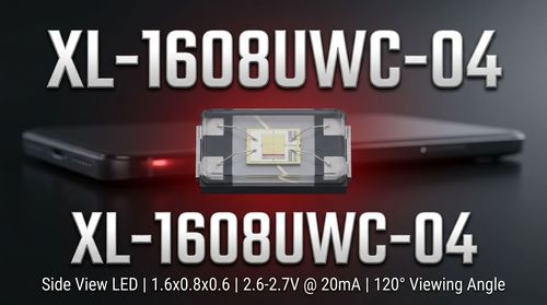 XL-1608UWC-04 SMD LED: Sourcing 120° View Angle LEDs for Medical & Auto