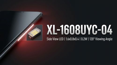 XL-1608UYC-04 SMD LED: 1.6mm Footprint for Medical & Auto Indicator Lights