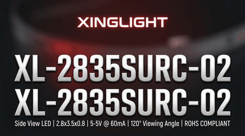 XL-2835SURC-02 SMD LED — Technical Specifications & Design Guide