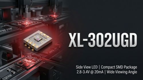 XL-302UGD LED: 525nm Peak Wavelength for High-Brightness Indicators
