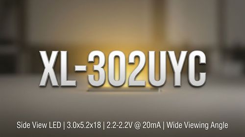 XL-302UYC LED: 2.2V/400mcd Yellow LED for Industrial Applications