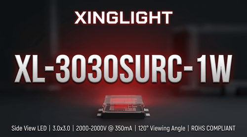 XL-3030SURC-1W SMD LED — Technical Specifications & Design Guide