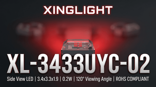 XL-3433UYC-02 SMD LED — Technical Specifications & Design Guide
