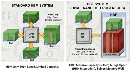 HBF Flash vs HBM3: Can NAND Solve AI Memory Bottleneck?