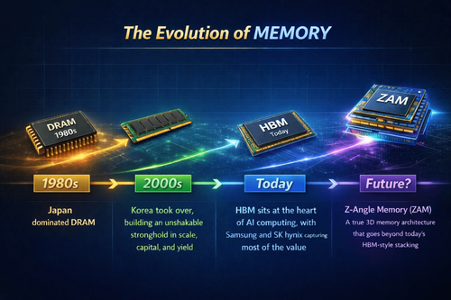 Memory Architecture Evolution: From DRAM Scale to HBM and Z-Angle Memory